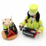 Dekohelden24 Räuchermann Abschleppdienst Räucherfigur Weihnachtsräucherfigur Räuchergefäß Pannenhelfer Autopanne Geschenk  L/B/H 11 x 9 x 20 cm_6
