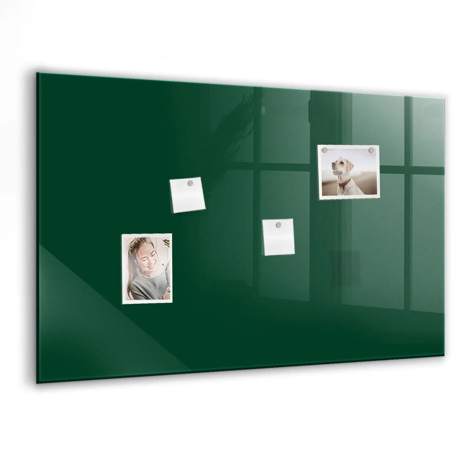 Tulup Glas Magnettafel Farbe Flaschengrün 90x60 cm Magnettafel Zum Beschrif günstig online kaufen