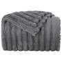 vidaXL Überwurfdecke Dunkelgrau 200 x 150 cm Fleece 42016830_4