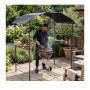 Relaxdays Grillpavillon Stahl Anthrazit Wasserabweisend Pulverbeschichtet mit Seitenablagen 230 cm x 210 cm x 116 cm_2