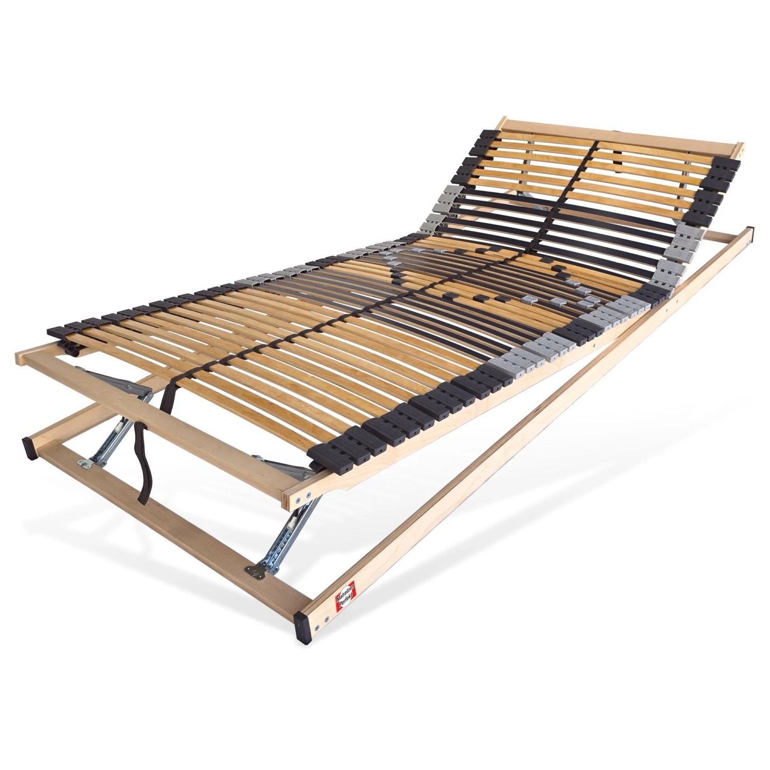 Matratzen Perfekt Lattenrost 42 Leisten 80x200cm Verstellbar 7 Zonen bis 200 kg