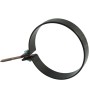 Marley Rohrschelle DN 53 braun mit Ringschraube, 2er-Set zur Befestigung von Dachrinnen.