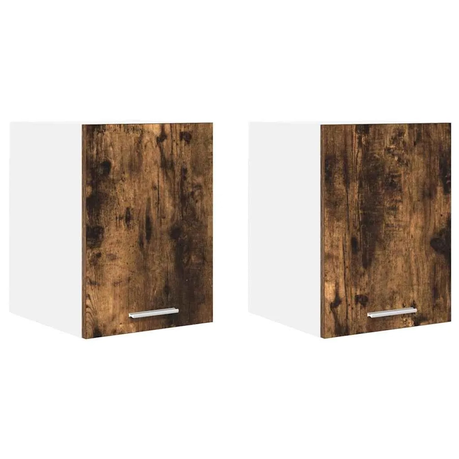 vidaXL Hängeschrank mit Tür 2 Stk Altes Holz und Weiß 30 x 31 x 40 cm 88412 günstig online kaufen