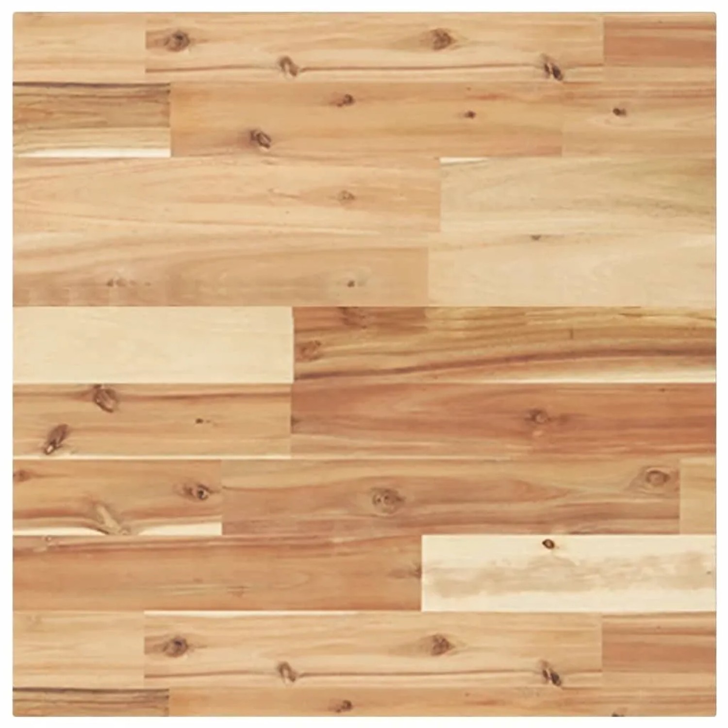 vidaXL Tischplatte Quadratisch 50x50x2 cm Massivholz Akazie 4008719