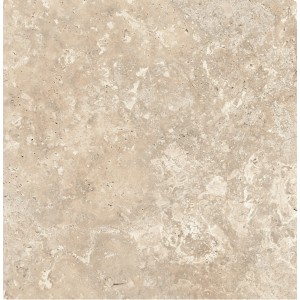 Cremefarbene Bodenfliese aus Feinsteinzeug, 60x60 cm, mit matter Oberfläche und Steinoptik.