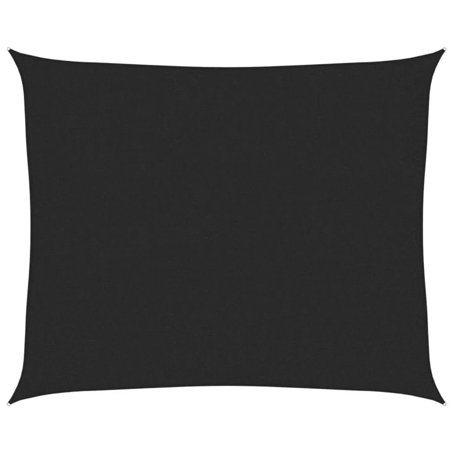 vidaXL Sonnensegel 160 g/m² Schwarz 2,5x3 m HDPE 311727