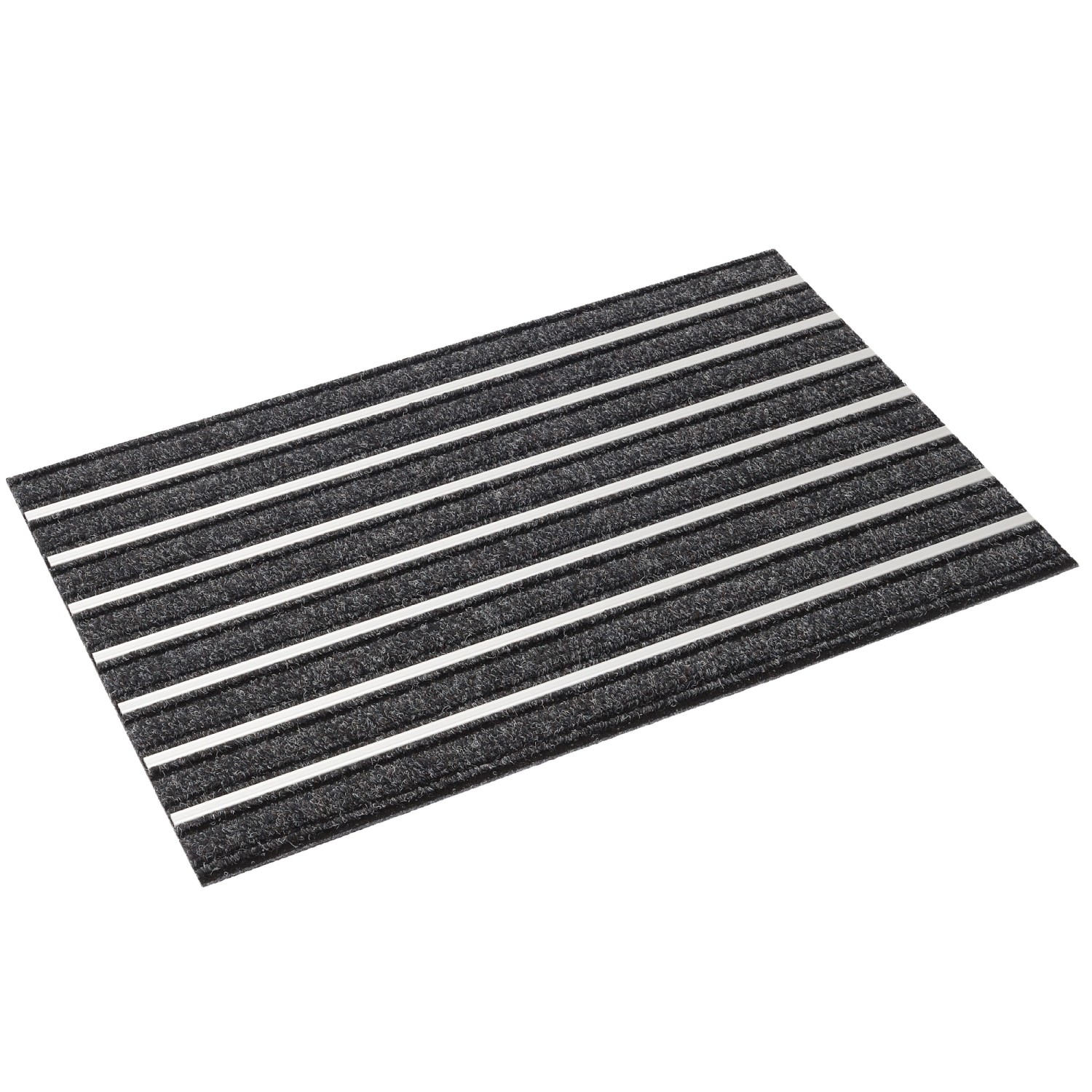 Pergamon Fußmatte Sauberlauf Alu Mat Anthrazit 35x60cm günstig online kaufen