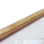 Detailansicht: Goldener Bilderrahmen im Antik-Stil, Massivholz, 15x21 cm. Edle Optik für Fotos und Bilder.
