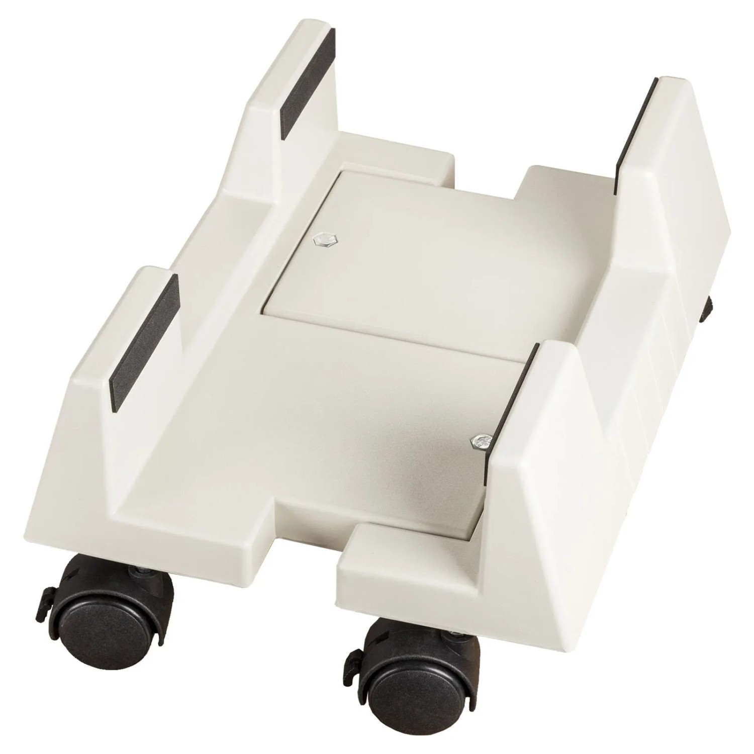 SOTECH Computerständer PC Ständer Rollbar und Verstellbar Grau