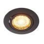 Schwarzer QAZQA Einbaustrahler Ude Honey, 6er Set, verstellbar für Lampen & Leuchten.