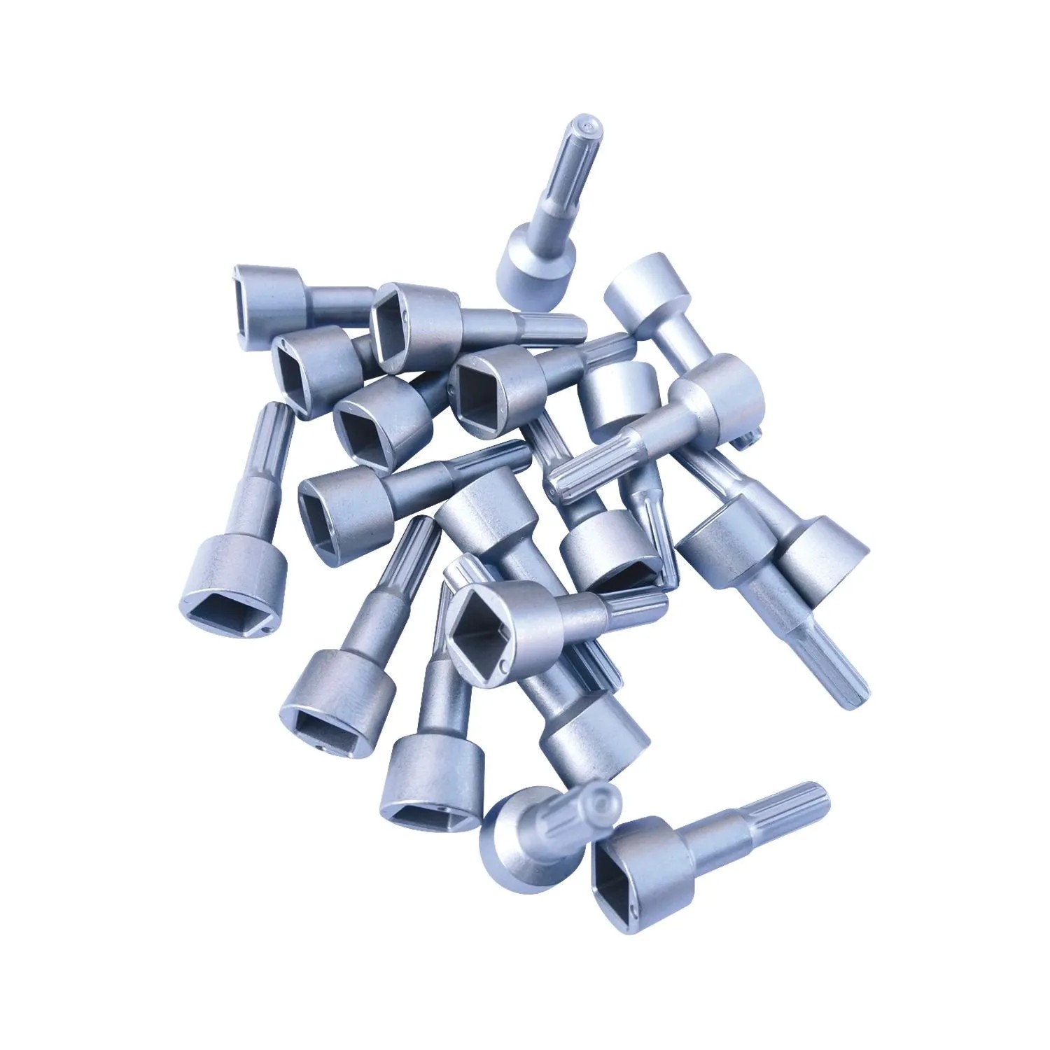 Macomm Adapter für Dk-Getriebe Dm -6mm Silber