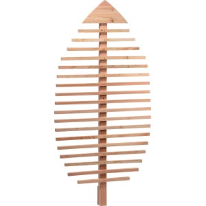 Dobar Rankhilfe Blattform 160 cm aus Lärchenholz für Kletterpflanzen im Garten.