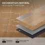 Detailaufnahme: ML-Design Vinylboden Eiche Sundance, Schichtaufbau mit Klebeschicht.
