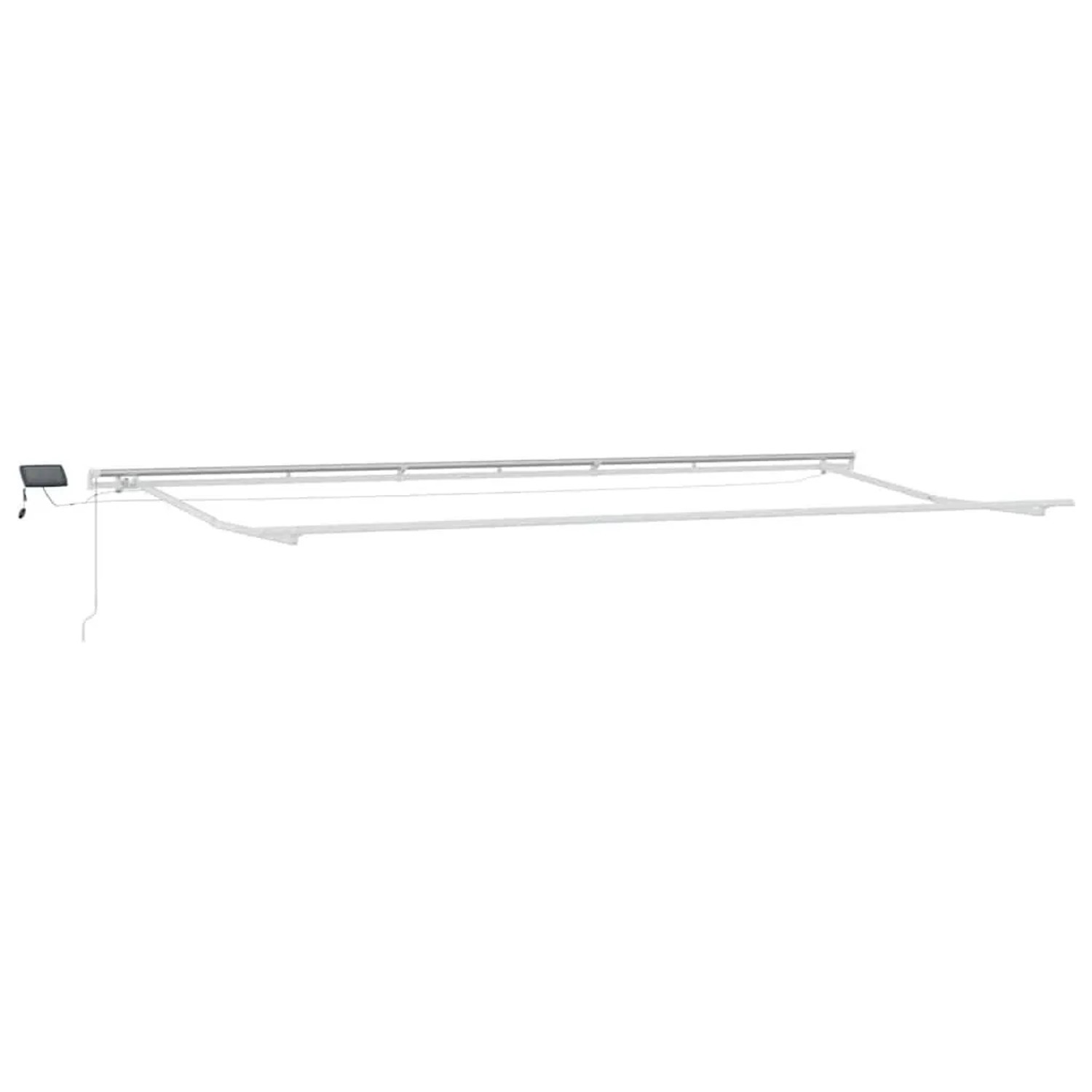 vidaXL Einziehbare Markise Mehrfarbig 600 x 300 cm Stoff und Stahl 3331614_5