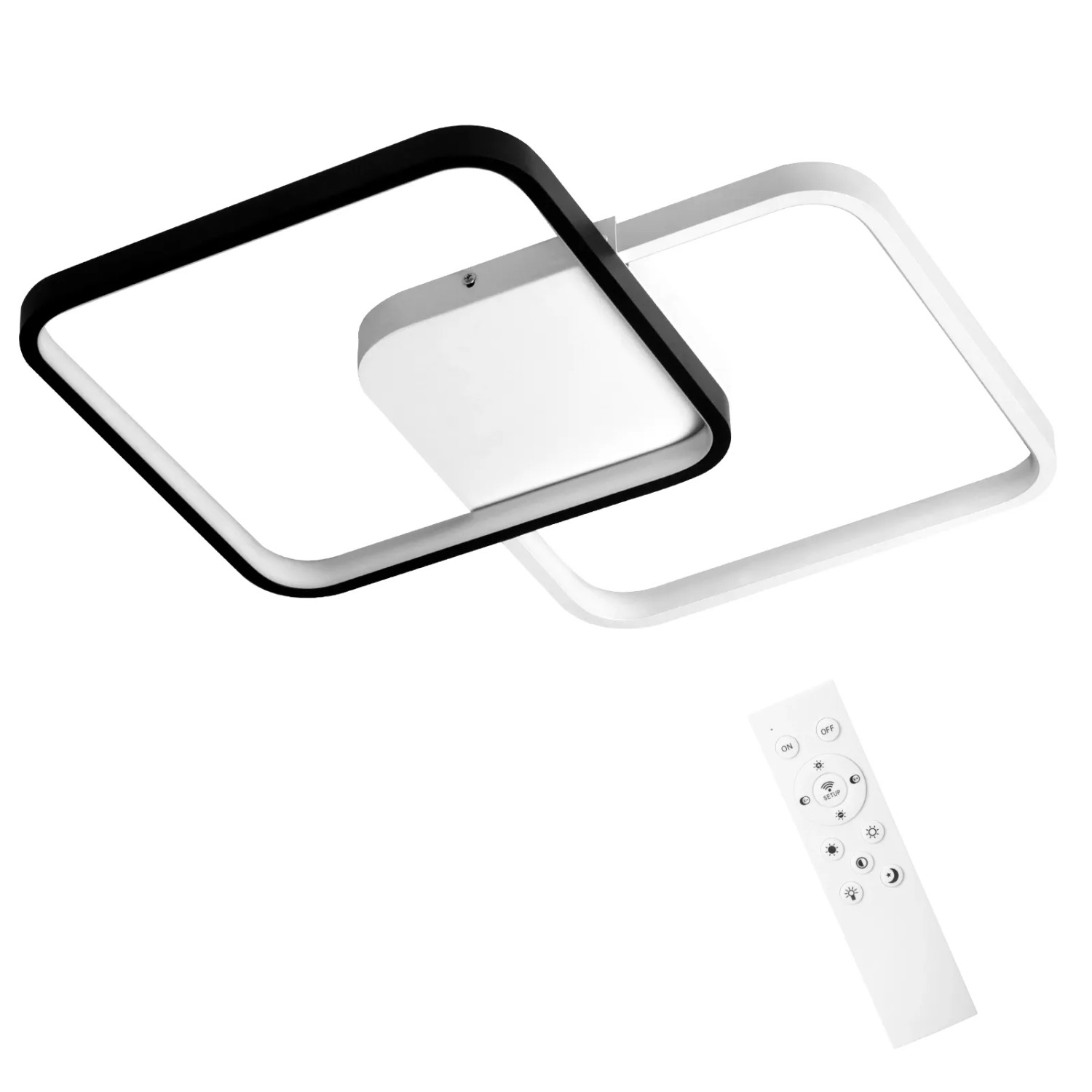 NETTLIFE LED Deckenleuchte aus Metall L58cmWeiß