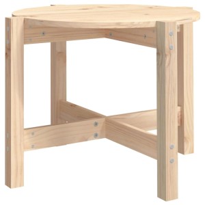 vidaXL Couchtisch Ø 62,5x45 cm Massivholz Kiefer 822302