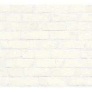 Grau-beige Steinoptik Vliestapete von PROFHOME. Dekorative Kacheltapete mit matter Oberfläche.