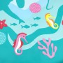 Bestway Wassermatte Underwater Ø 165 cm mit Meeresmotiven für Kinder.