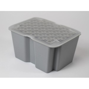 Transparenter Deckel für Eurobox-System Einsatzkasten 1/8 mit Drehstapelfunktion.