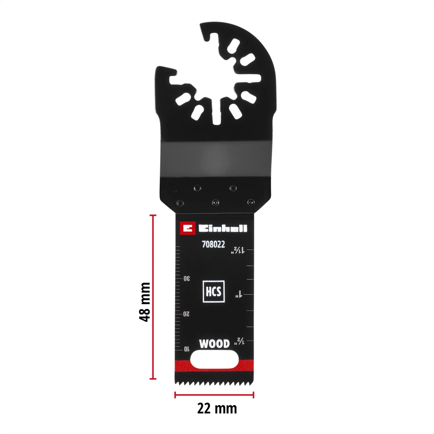 Einhell Tauchsägeblatt, 22 mm breit, für Multifunktionswerkzeuge. Geeignet für Holz und Kunststoff.