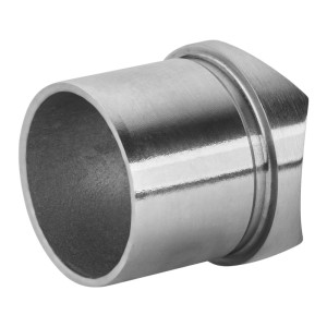 SOTECH Handlaufhalter mittig, Edelstahl, für 42,4 mm Rohr. Zubehör für Treppen und Geländer.