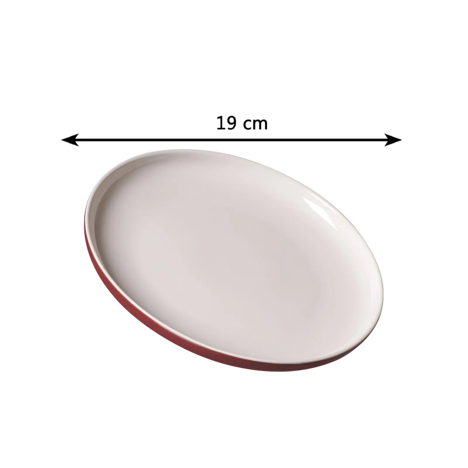 Dessertteller (19 cm) aus dem Ritzenhoff & Breker Jasper Frühstücks-Set in Beere.