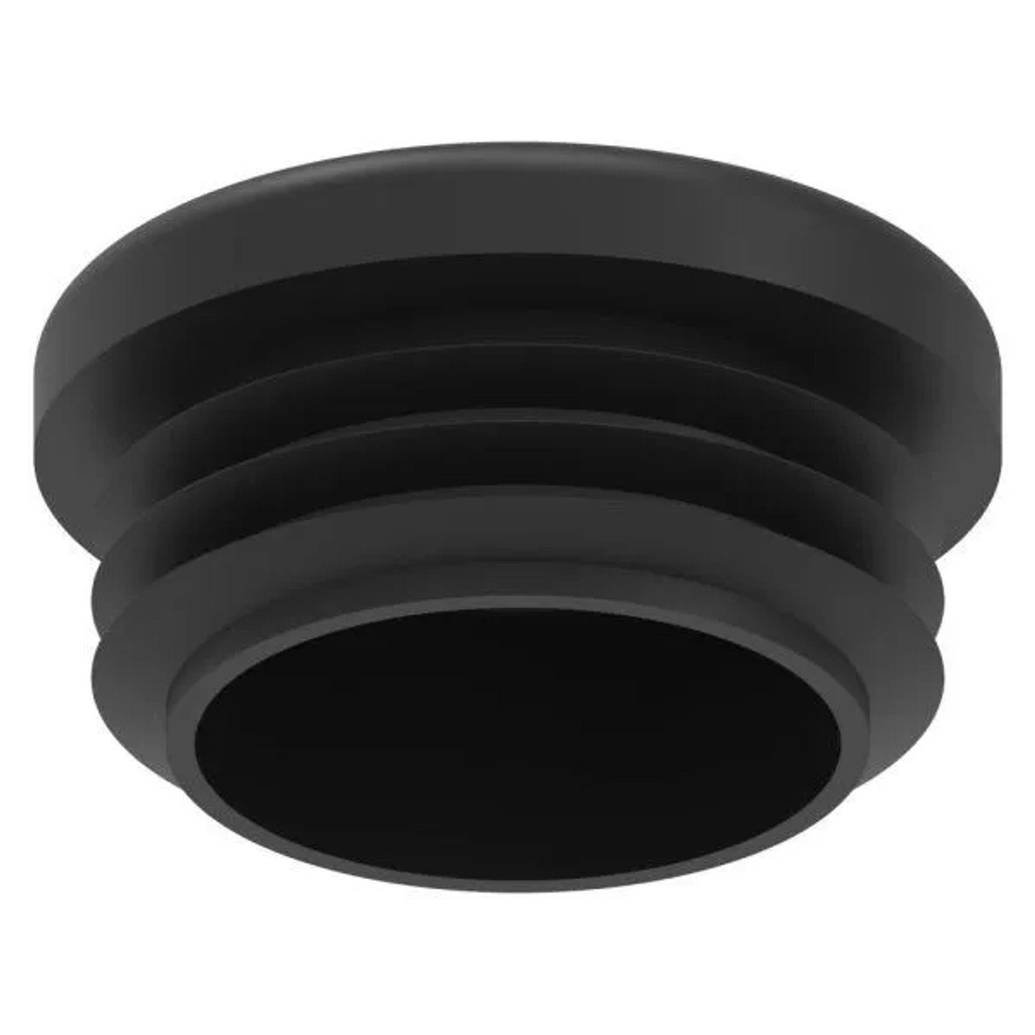 FeNau Kunststoffkappe Kunststoff Für Rundrohr Ø 33,7 mm Wandstärke 2,5-4,0 mm Schwarz