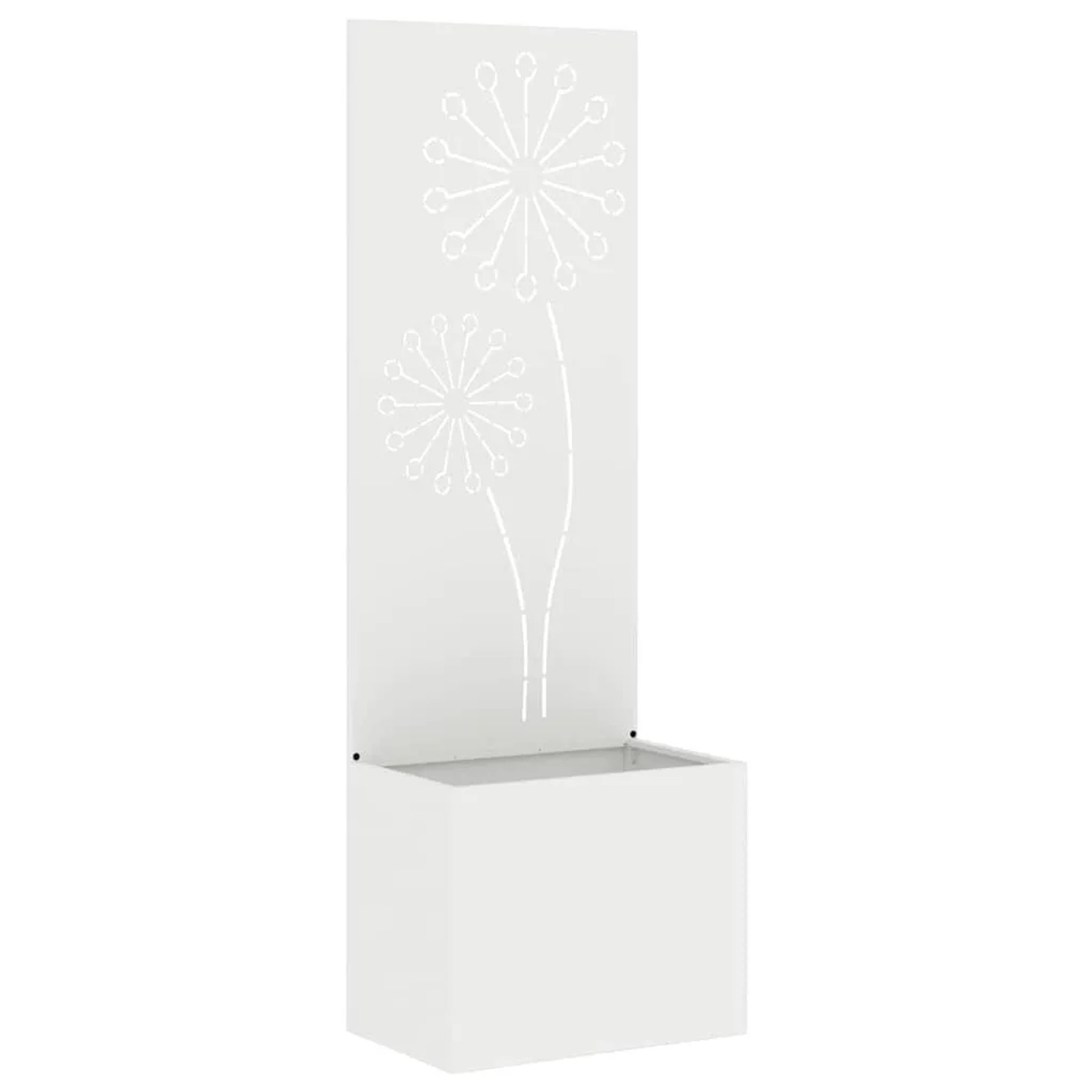 vidaXL Garten Sichtschutz-Leinwand Weiß 50 x 140 cm 876456
