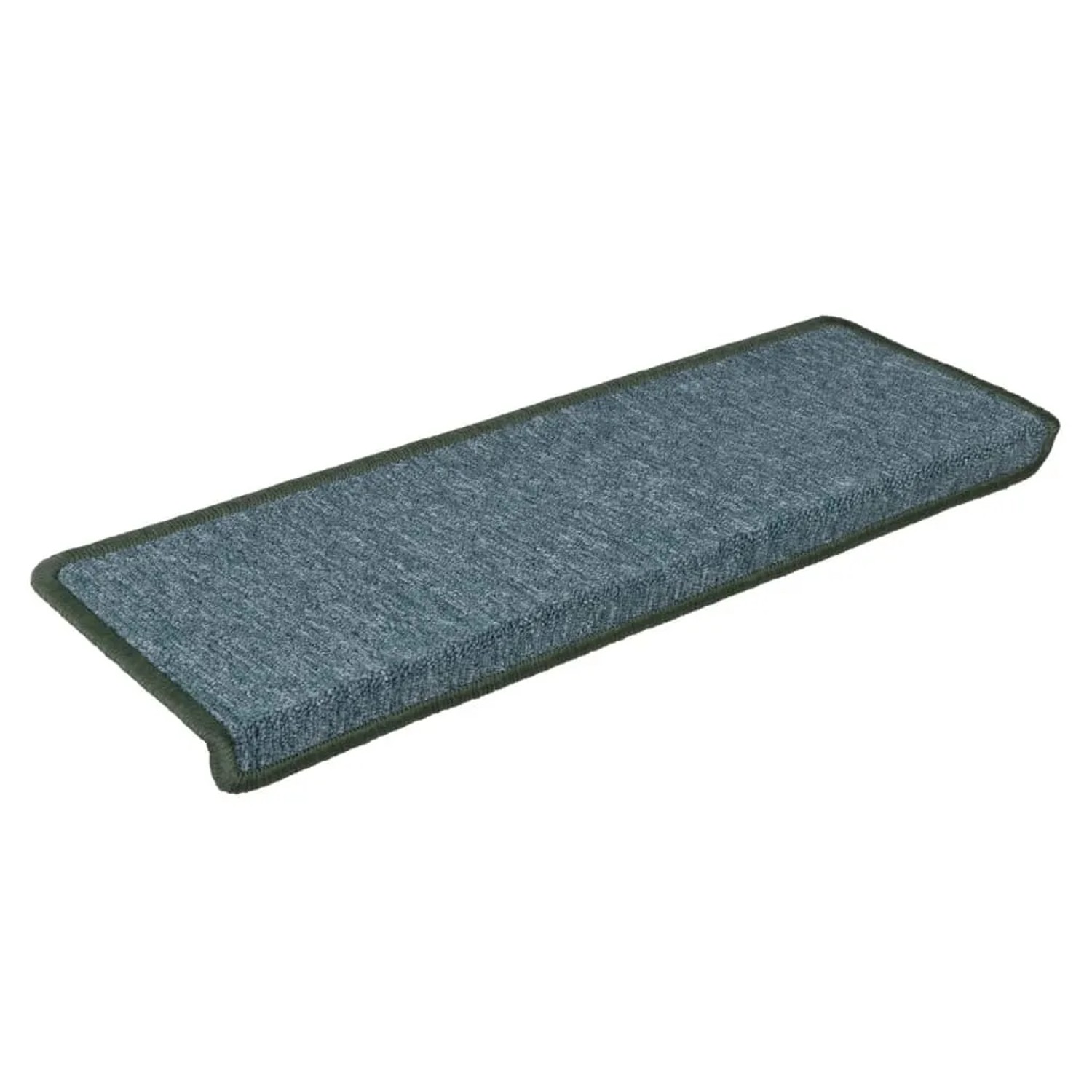 vidaXL Stufenmatten 15 Stk 65x21x4 cm Dunkelgrün Rechteckiger Rand 326193