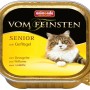 Vom Feinsten Senior Katzen-Nassfutter Geflügel, 100g Schale.