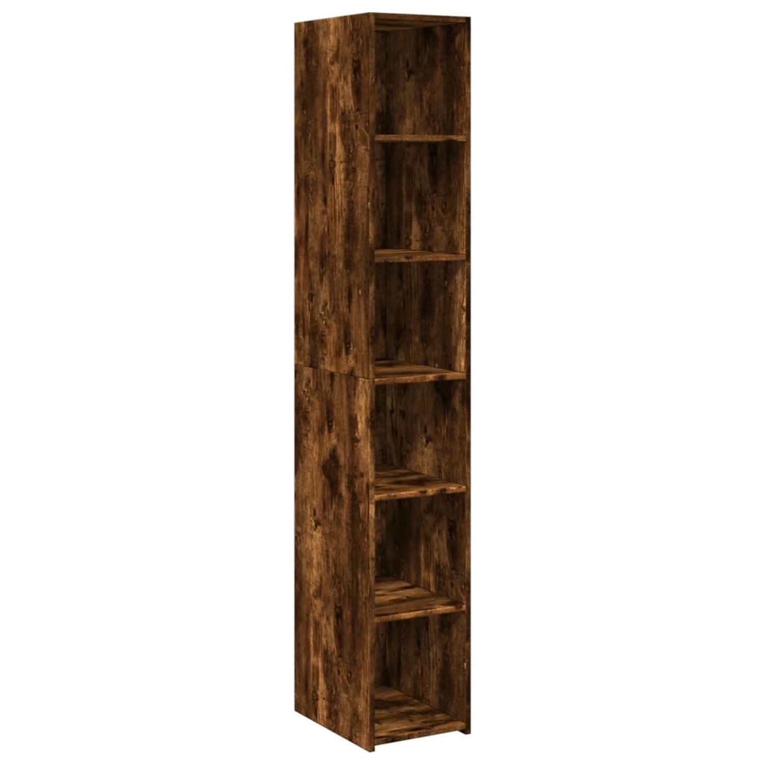 vidaXL Highboard Räuchereiche 30x41x185 cm Holzwerkstoff 846415