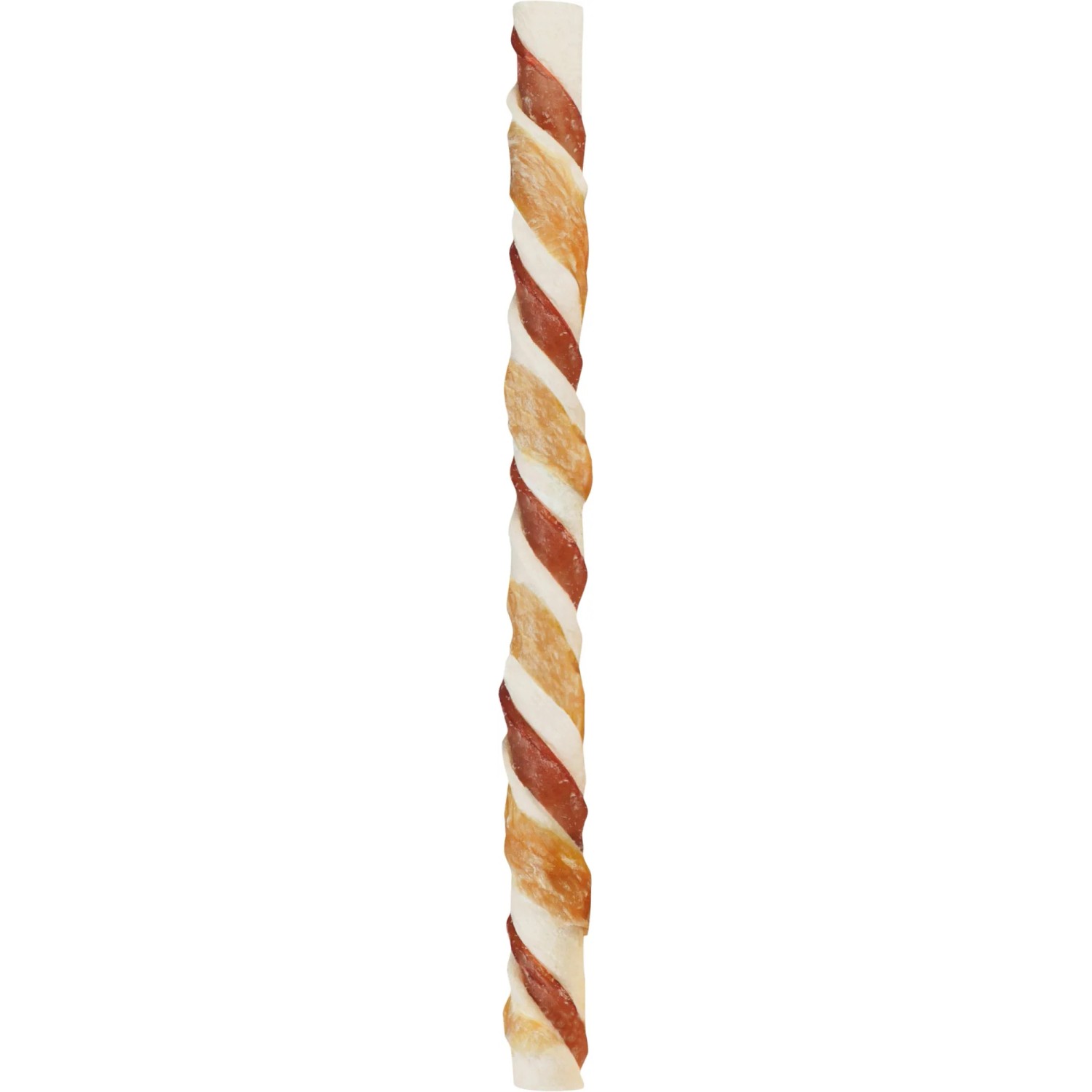 8in1 Triple Flavour Twisted Stick, gedrehter Kauartikel für Hunde mit Hähnchen-, Rind- und Schweinehaut.