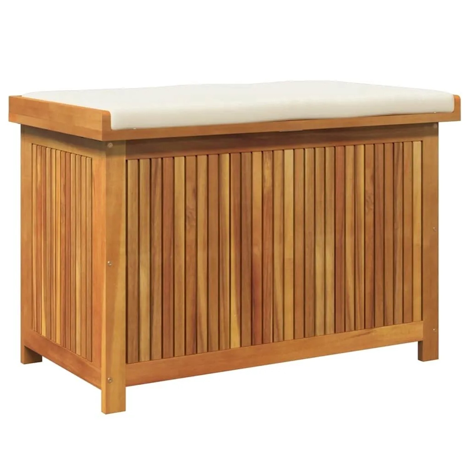 vidaXL Outdoor-Kissenbox 90x50x60,5 cm Massivholz Akazie 4106474