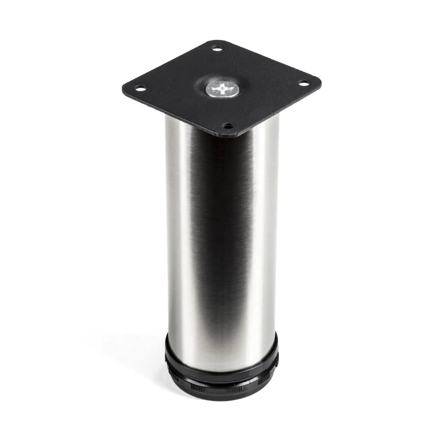 SOTECH Möbelfuß JIM Echt Edelstahl Gebürstet Ø50 mm Höhe 150 mm