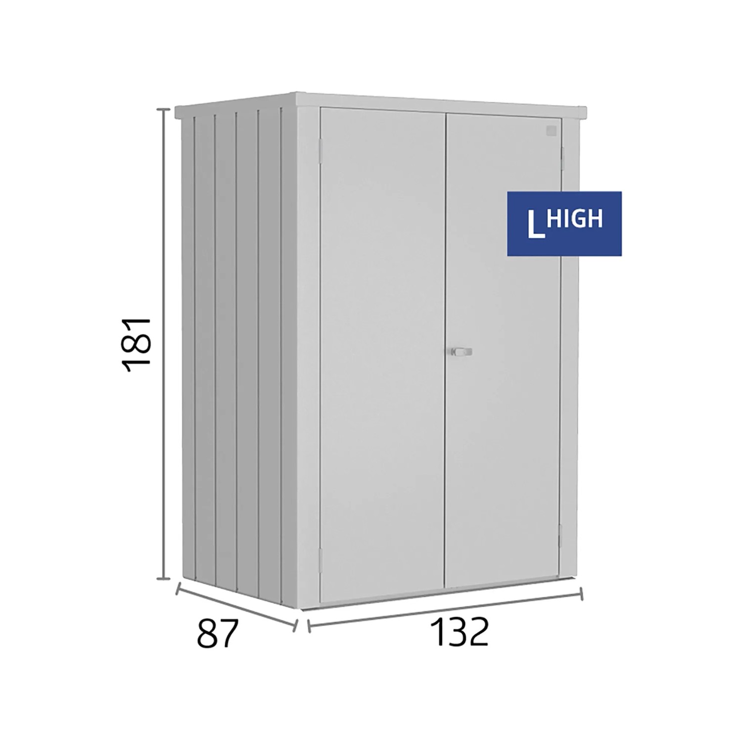 Biohort Gartenschrank Romeo 181 x 132 x 87 cm kaufen bei OBI