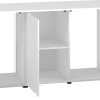 Weißer Juwel Aquariumunterschrank SBX Rio 450 mit Stauraum für Aquarienzubehör.