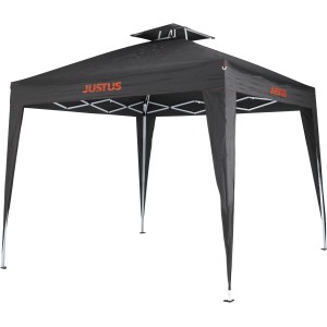 Justus Grill-Pavillon, 250x250 cm, faltbar, mit Entlüftung für geschütztes Grillen.