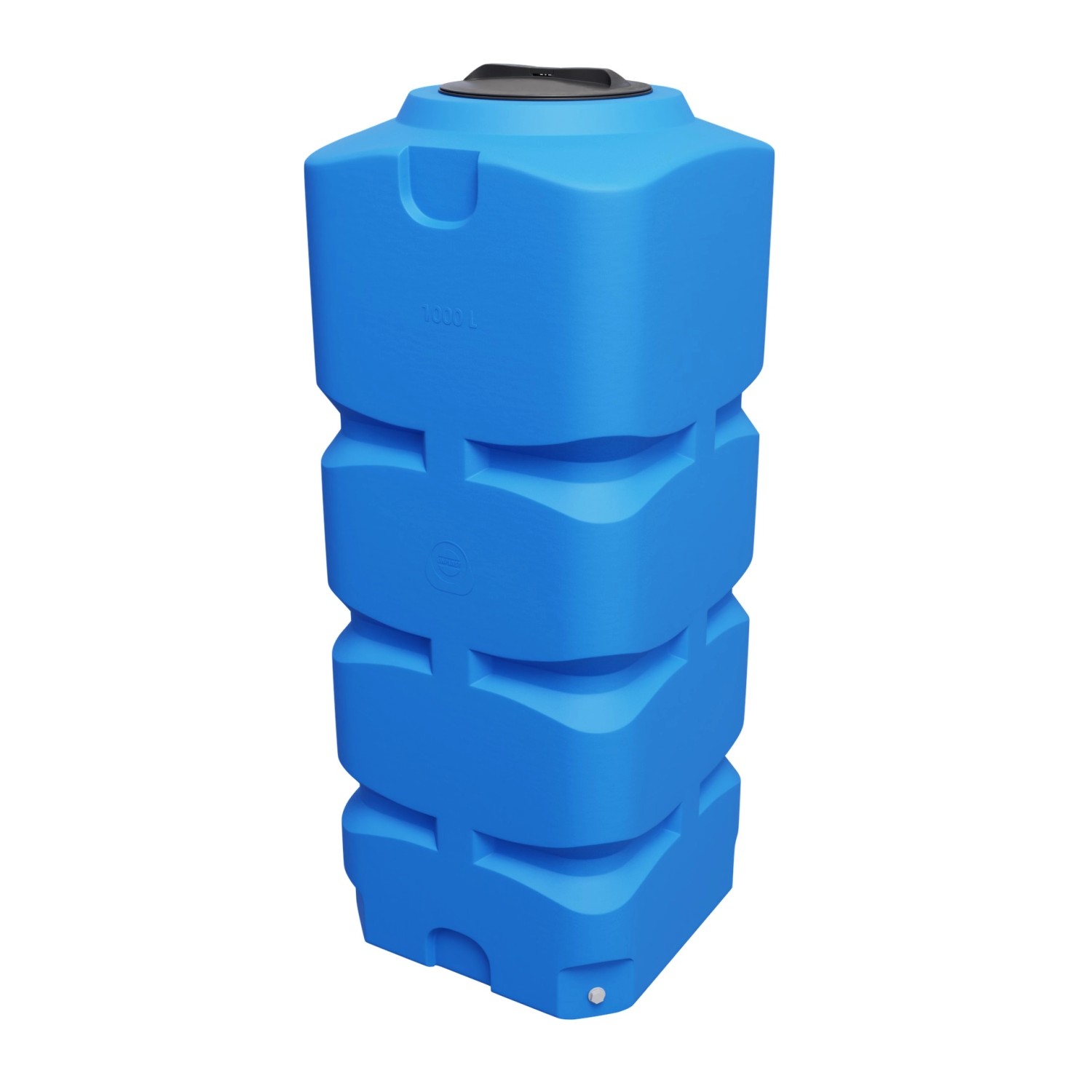 KMND 1000L Quadratisch Trinkwasser Wassertank Blau