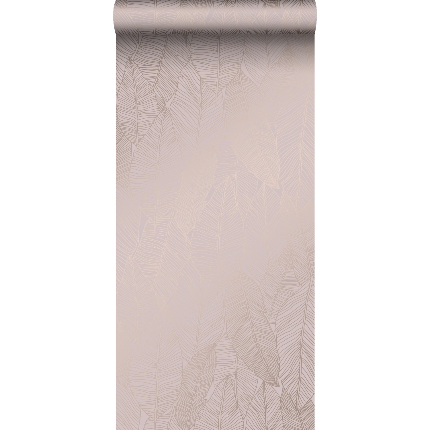 Origin Wallcoverings Tapete Blätter Altrosa 53 cm x 10.05 m günstig online kaufen