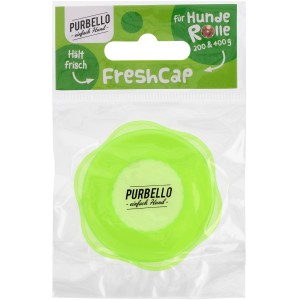 Purbello FreshCap für HundeRolle 200/400g, Frischhaltedeckel in Grün.
