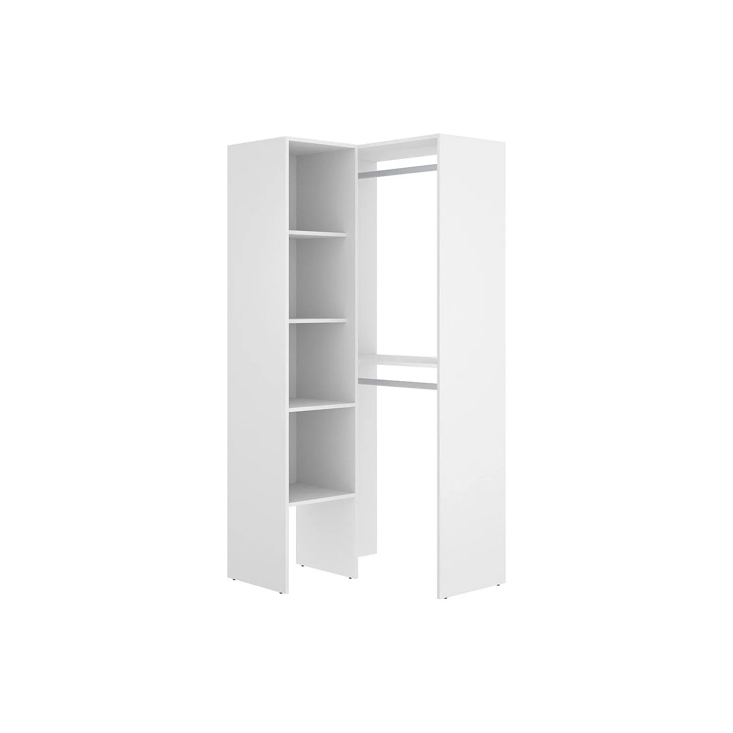 Vente-unique Offener Kleiderschrank Ferdinand Weiß 79.4 cm