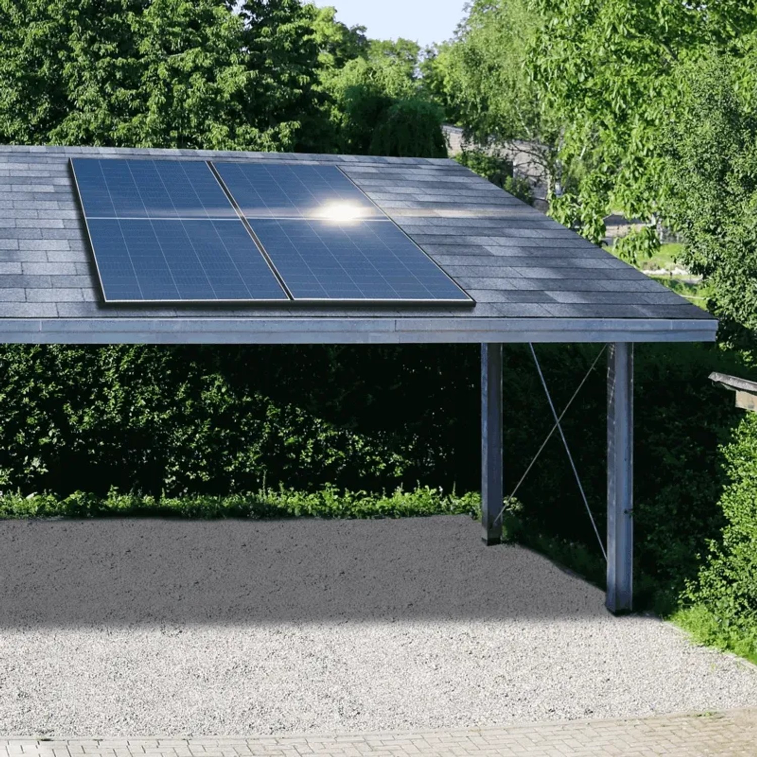 SUNNIVA 1000W Balkonkraftwerk BIFAZIAL FULLBLACK – Komplettset Mit MARSTEK 800W Wechselrichter, 2× 500W Glas-Glas-Modulen, 5m Kabel, Bluetooth & WIFI