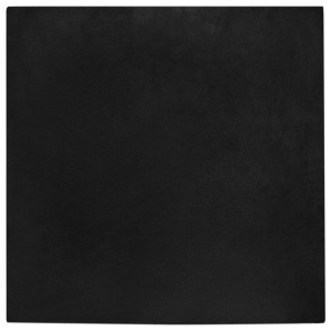 vidaXL Kunstfell Hasen Teppich Olite Schwarz 120 x 120 cm Polyester 42021729