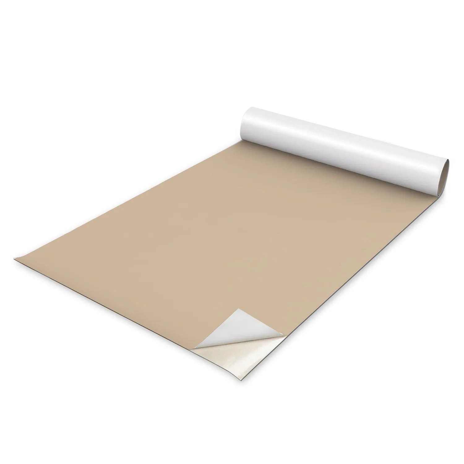 Tulup Möbelfolie Beige-Orange Schrankfolie Selbstklebend 50x100 cm Beige Möbel Aufkleber Schrankfolie