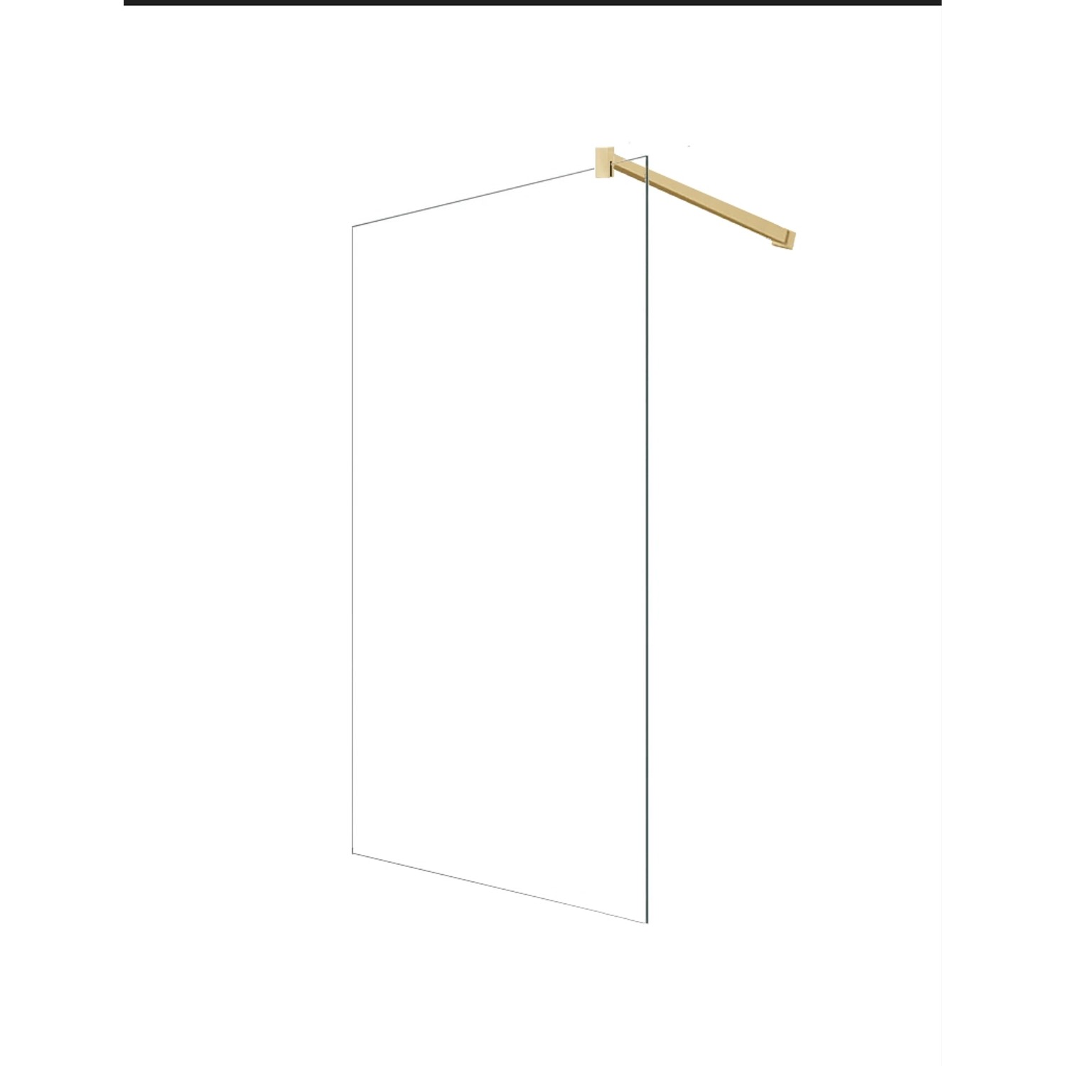 Glaszentrum Hagen 38x200cm Walk in Duschabtrennung Dusche GD günstig online kaufen