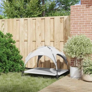 vidaXL Hundebett Silber Grau 104 x 86 x 84,5 cm Stahl 42008196