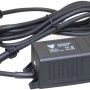 VT Druckfilter Pressure Filter 6000: Schwarzes Gehäuse mit Kabel und Stecker für Teichpumpen & Filter.