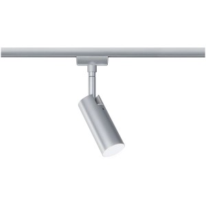Paulmann Urail LED Schienenspot Tubo, Chrom matt, 4W, 3000K. Einzelspot für Schienensysteme.