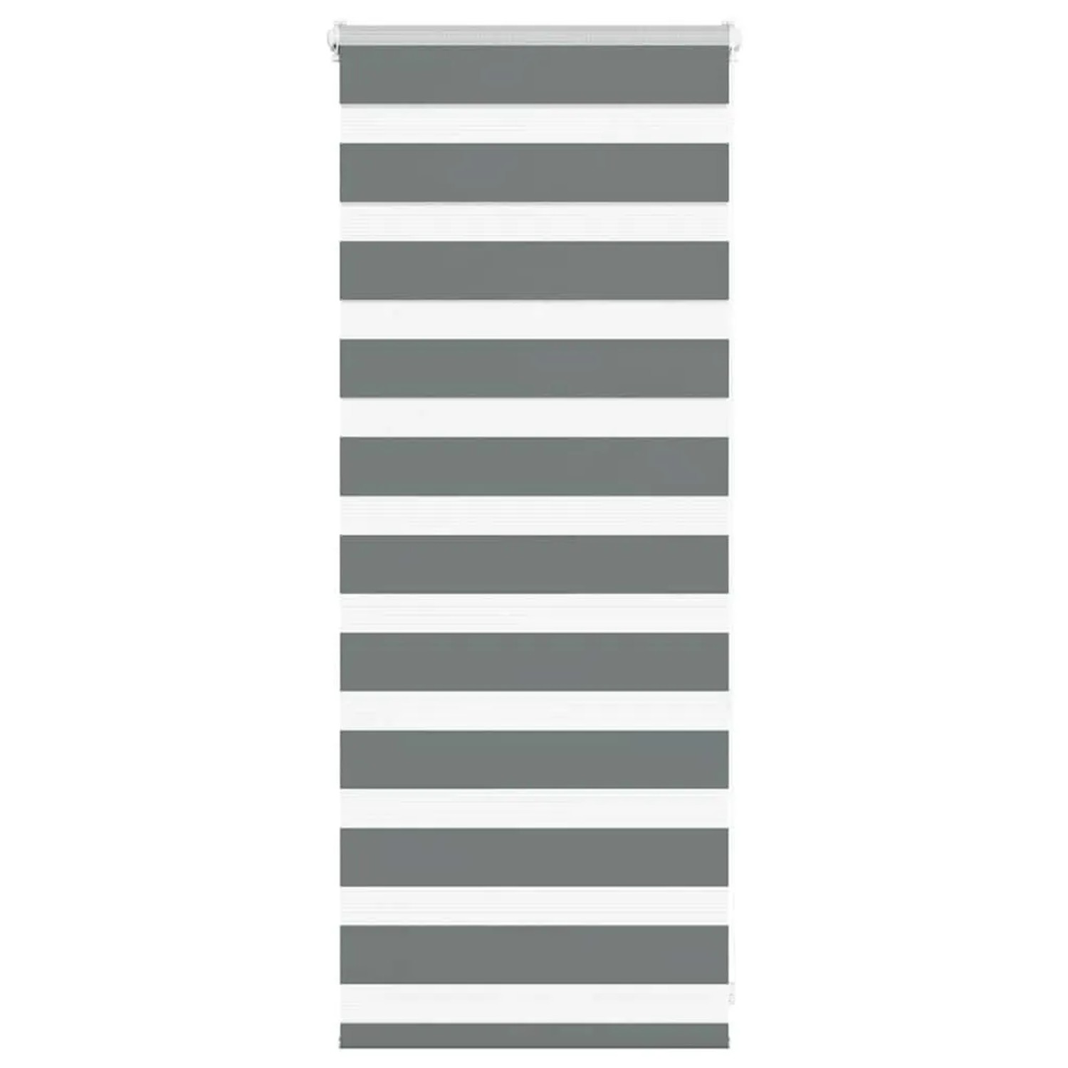 vidaXL Doppelrollo Dunkelgrau 55x100 cm Stoffbreite 50,9 cm Polyester 40140 günstig online kaufen