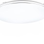 Weiße, runde LED Deckenleuchte Blanca, Ø 53cm, dimmbar, für Wohn- und Flurbereich.